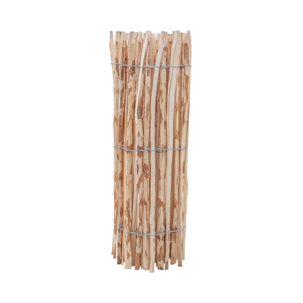 Staketenzaun Haselnuss Höhe 90 cm, Länge 5 Meter, Lattenabstand 3-5 cm