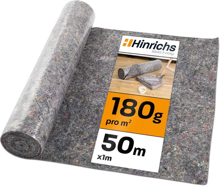 Hinrichs Malervlies 50m 180g/m² - Abdeckvlies Anti-Rutsch