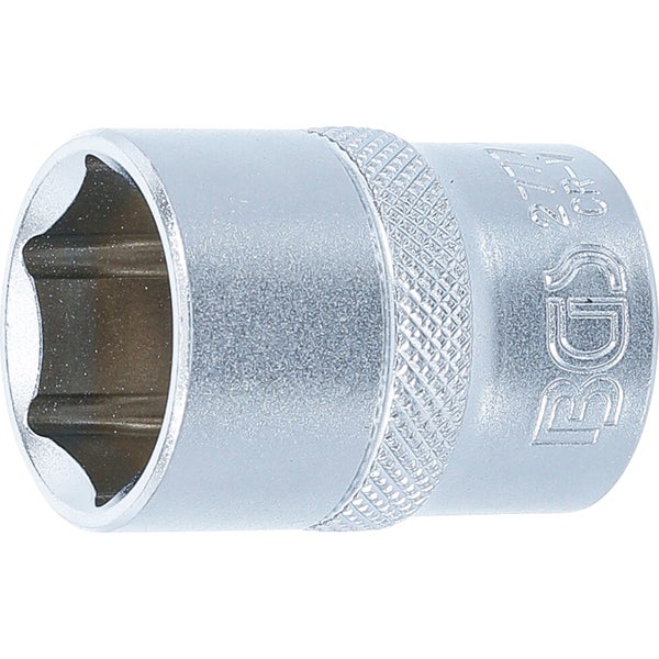 BGS Steckschlüssel-Einsatz Sechskant Antrieb Innenvierkant 12,5 mm (1/2) SW 13/16 - 2777