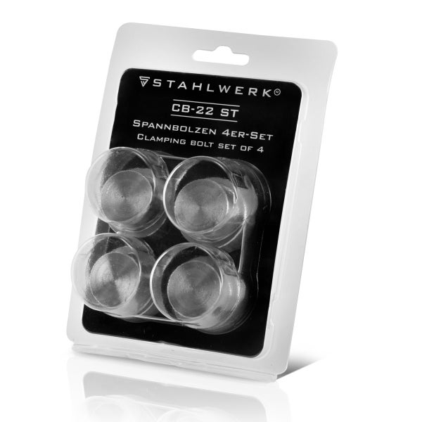 Spannbolzen D22 mm für Schweißtische und Lochplatten, hoch belastbar