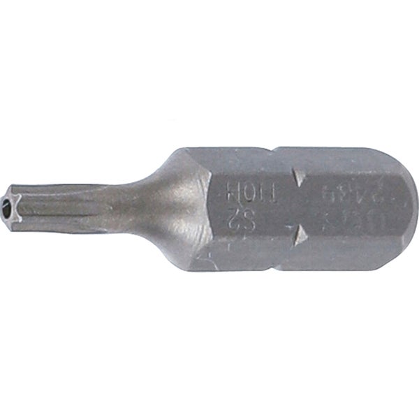 BGS Bit Länge 25 mm Antrieb Außensechskant 6,3 mm (1/4) T-Profil (für Torx) mit Bohrung T10 - 2439
