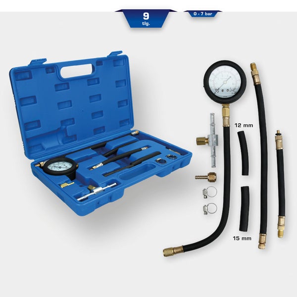 Brilliant Tools Kraftstoff-Einspritzpumpen-Druck-Tester-Satz im Koffer