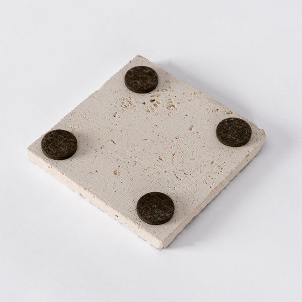 Untersetzer aus Naturstein | Sandstein | Stein | Tischdeko | Blumen | Bunt | Pfingstrosen  | Untersetzer für Gläser und heiße Töpfe | MADE IN GERMANY | Format: 10x10x1 cm | 4er Set Artikel: SGC0010