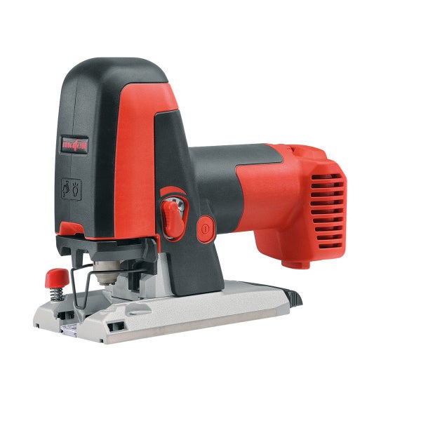 Mafell Stichsäge P1cc mit Grundplatte und Handgriff