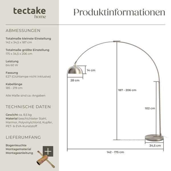 Produktinformationen zur Stehlampe