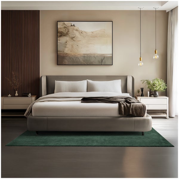 Kurzflorteppich tectake rutschfeste Unterseite verschiedene Größen und Farben 140 x 200 cm