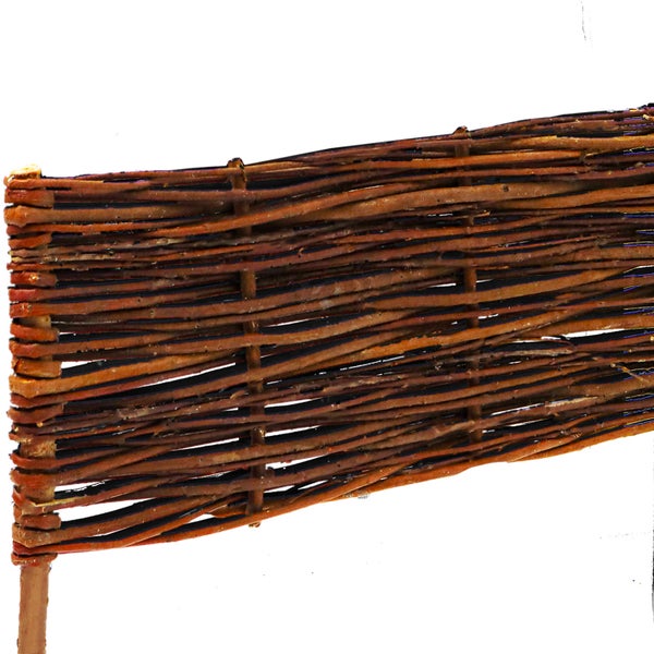 Weidenzaun-Element zur Gartengestaltung