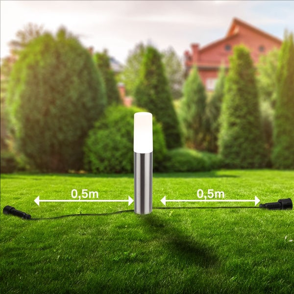 CONNECT TO SHINE Starterset Junca mit 3er Set LED Wegeleuchten, IP44
