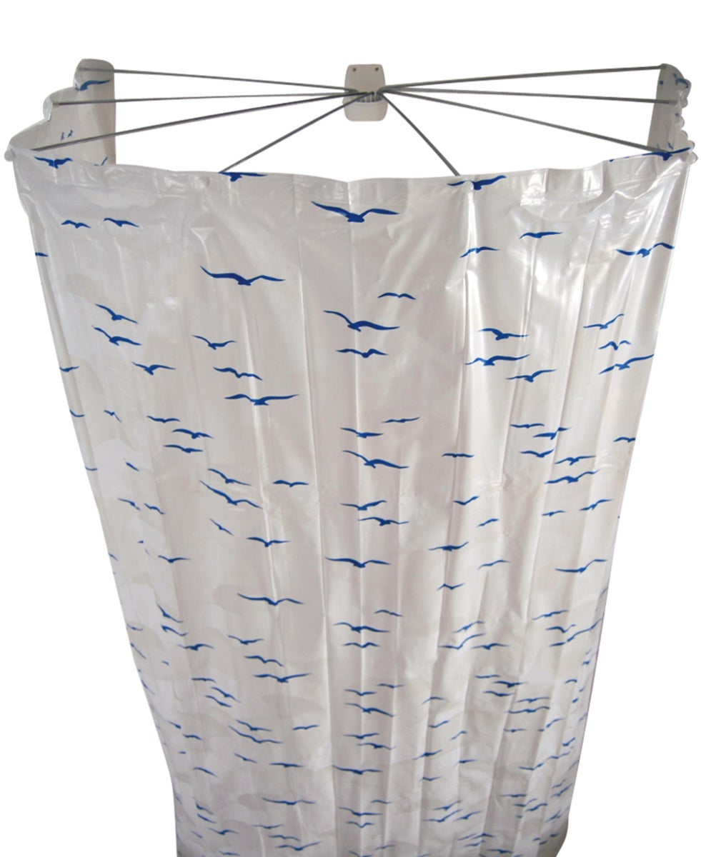 Duschfaltkabine Ombrella Sylt blau