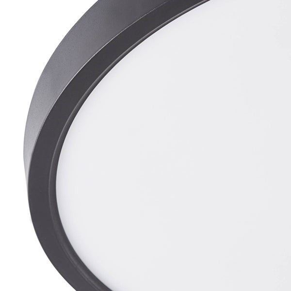Lindby LED Smart Home Deckenlampe Pravin dimmbar (Modern) in Schwarz (1 flammig, ) - Deckenleuchte Lampe Wohnzimmerleuchte