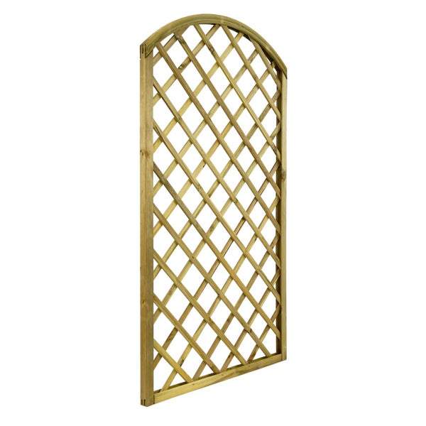 Holz Rankgitter mit abgerundetem oberen Ende