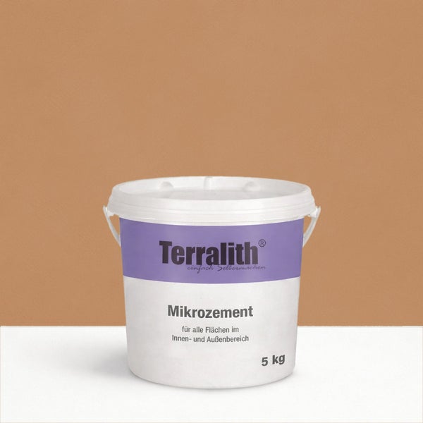 Terralith Mikro Zement für den Innen- und Außenbereich in einem 5 Kilogramm Eimer