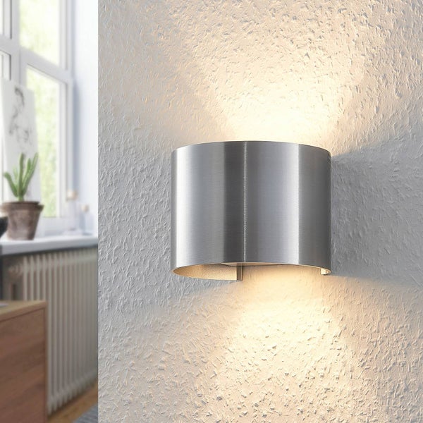 Arcchio Wandleuchte, Wandlampe Innen Zuzana (Modern) in Alu aus Aluminium (1 flammig G9) - Wandstrahler Wandbeleuchtung Schlafzimmer / Wohnzimmer Wohnzimmerleuchte
