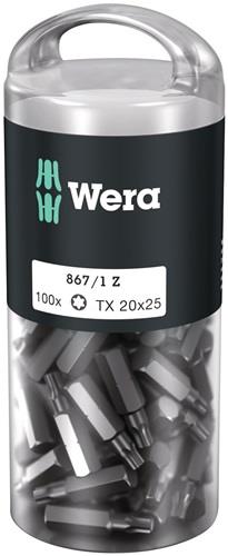 Wera Bitgroßpackung (100 Stk.) 867/1 Z T 30 Länge 25 mm - 5072451001