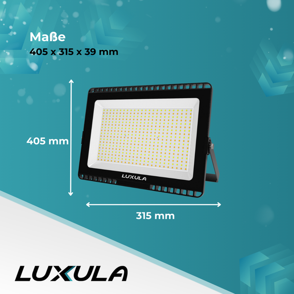 LUXULA 2er-Set LED-Strahler CCT LED Fluter Flutlichtstrahler Kaltweiß bis Warmweiß Außenstrahler 200W 20000lm IP65