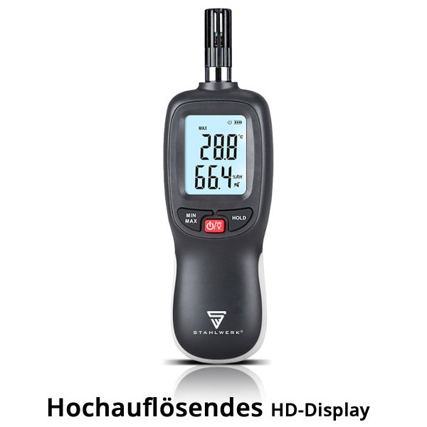 Digitales Thermo-Hygrometer zur Messung von Temperatur und Luftfeuchtigkeit