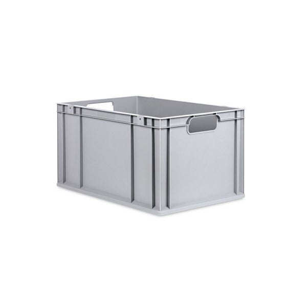 PROREGAL Spar Set 3x Eurobox Nextgen Economy Mit Scharnierdeckel & Blauen Schiebeschnappverschlüssen Griffe Offen HxBxT 32 x 40 x 60 cm 65 Liter
