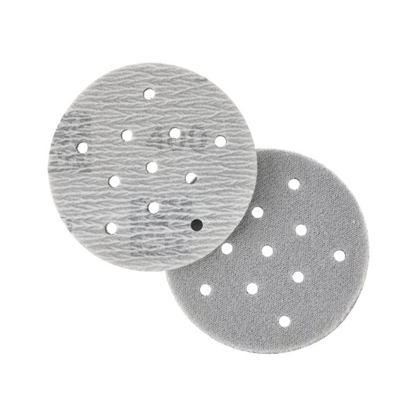 Mirka Iridium Soft Schleifscheiben Ø 77 mm / Korn P400 / Klett Multifit / 20 Stück / schaumbasiertes Schleifmittel für präzises Trockenschleifen, Klarlackschliff, Finish