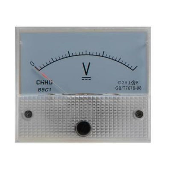 Analoges Voltmeter 85C1 zur Messung elektrischer Spannung mit Anzeige von Null bis zum Maximalwert.