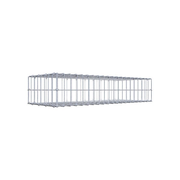 Gabione 100 cm x 20 cm x 40 cm (L x H x T), Maschenweite 5 cm x 10 cm, C-Ring