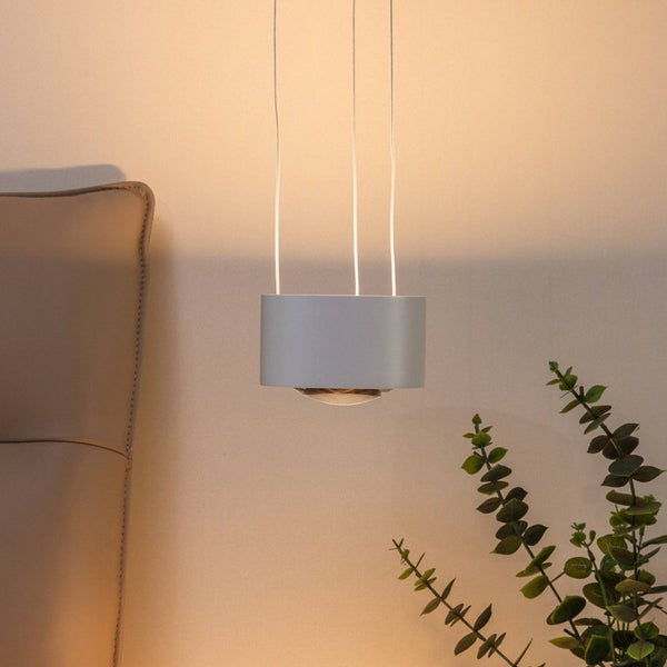 Arcchio LED Rotari (Modern) in Weiß aus Aluminium (2 flammig, ) - Licht nach oben & unten Wohnzimmerleuchte