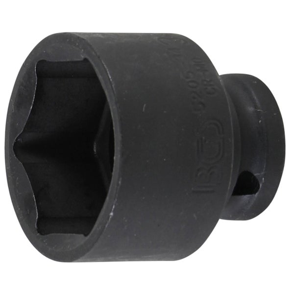 BGS Kraft-Steckschlüssel-Einsatz Sechskant Antrieb Innenvierkant 12,5 mm (1/2) SW 34 mm - 5205-34
