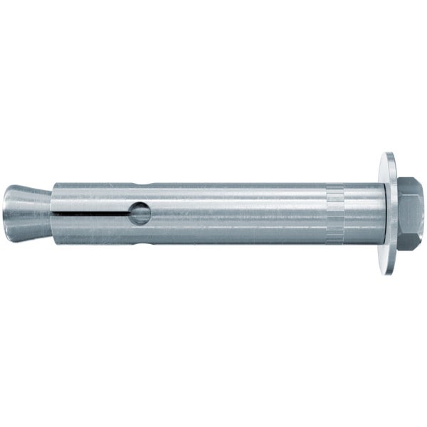 Metallanker mit Schraube und Unterlegscheibe