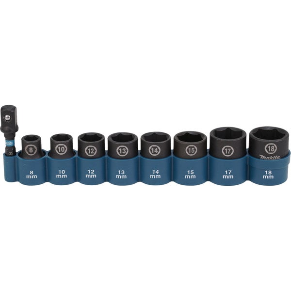 Makita E-16639 Steckschlüssel-Set 9tlg. 3/8