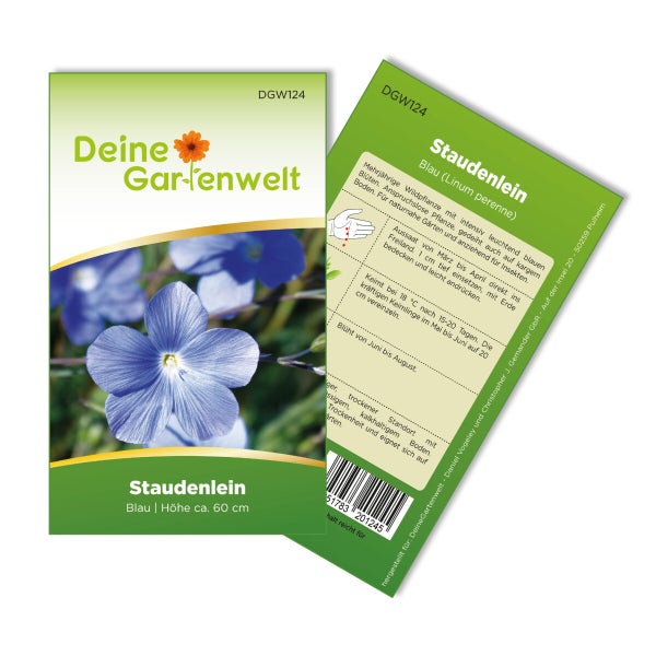 Staudenlein blau Samen von Deine Gartenwelt