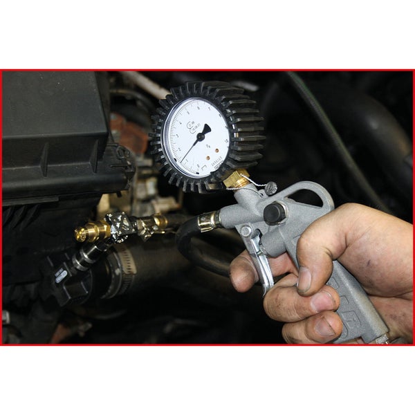 KS TOOLS Turbolader-Ladeluft-System-Prüfkoffer-Satz 17tlg. - 150.2520