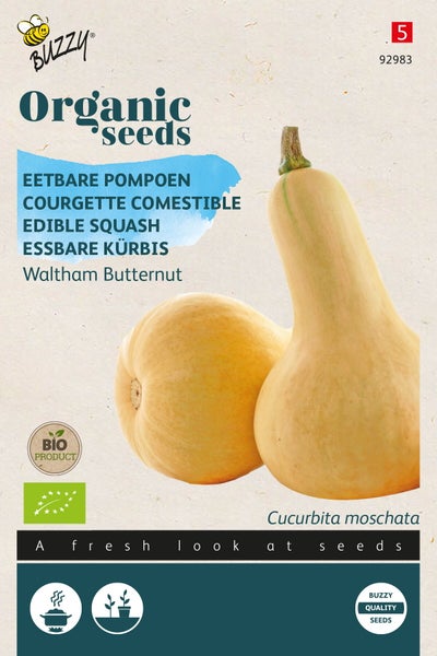 Bio-Saatgut Waltham Butternut Kürbis