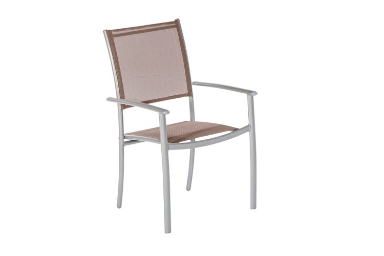 Gartensessel mit Armlehne und Textilbespannung