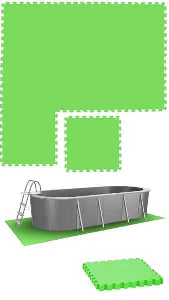 Verbundmatte für Schwimmbecken mit Stecksystem