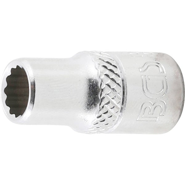 BGS Steckschlüssel-Einsatz Zwölfkant Antrieb Innenvierkant 6,3 mm (1/4) SW 1/4 - 10873