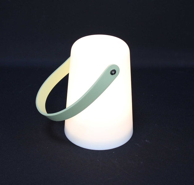 FRANK FLECHTWAREN | LED-Lampe Green Handle, KUNSTSTOFF, 10,5 x 10,5 x 14 cm