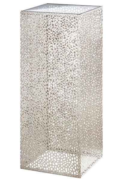 Säule GILDE Säulen Höhe 70cm Breite 27cm champagnerfarben Metall