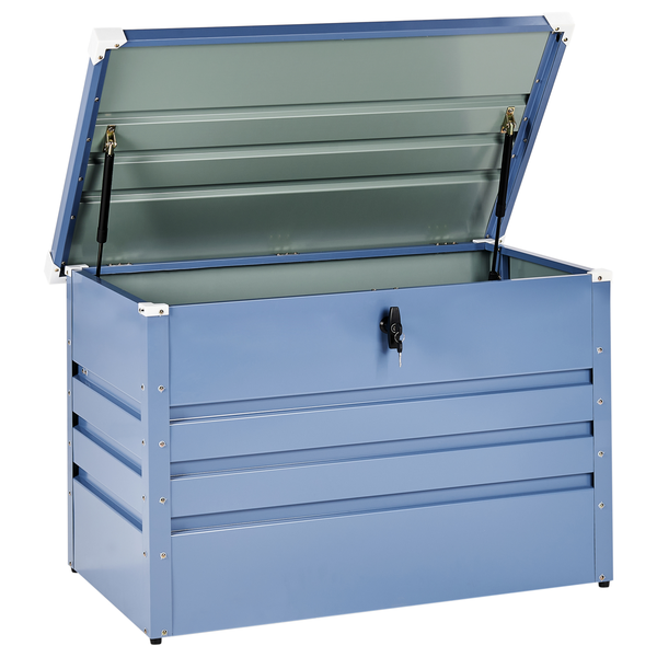 Aufbewahrungsbox CEBROSA Metall 100 cm 62 cm Blau