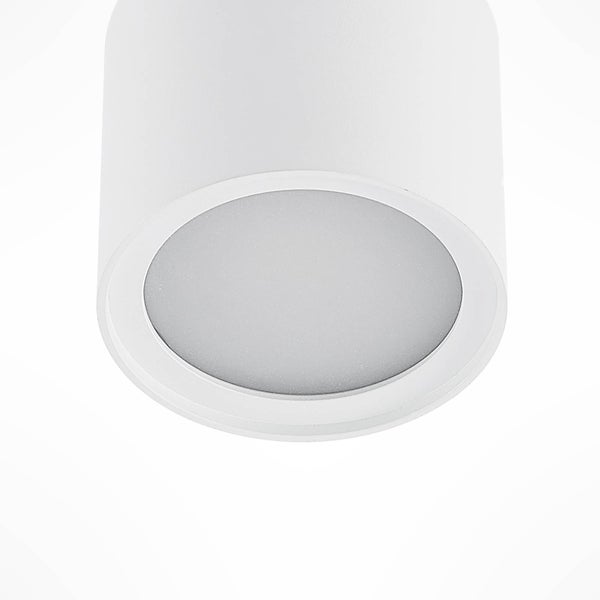 Weiße LED-Deckenleuchte in zylindrischer Form