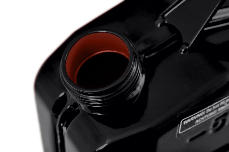 BW® Kraftstoffkanister Metall Benzinkanister 5x 20 Liter mit Schraubverschluss - Schwarz - RAL 9005 - TÜV-geprüft und UN-Zulassung - Made in Europe