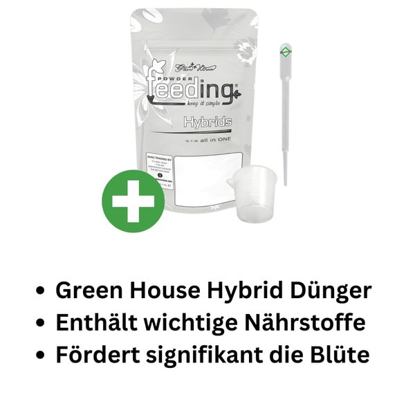 Green House Feeding Hybrid Dünger 1 kg – All-In-One für Hybridpflanzen, Blüte 8–9 Wochen