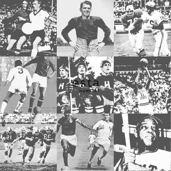 Collage mit alten Sportfotografien