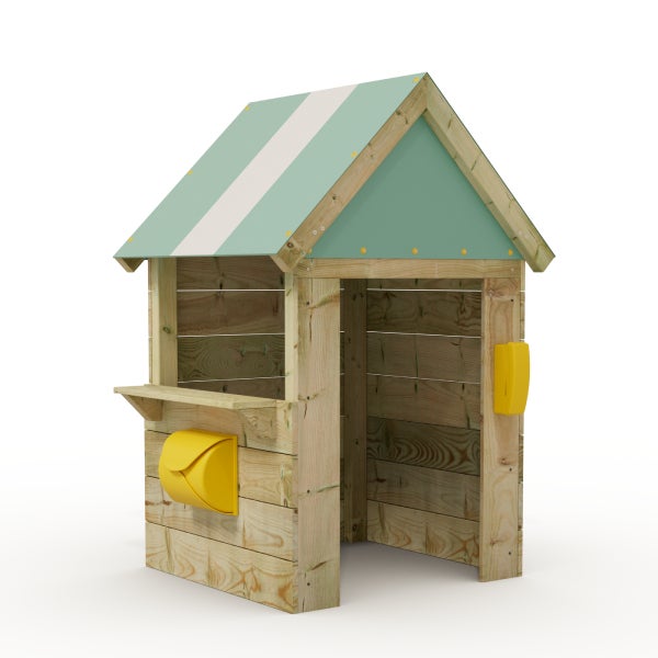 WICKEY Kinder Garten Spielhaus Hut mit Fenster - pastellblau