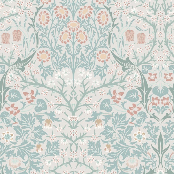 Blumentapete mit floralem Muster