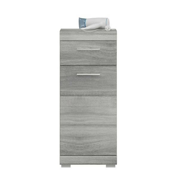 Soul Badschrank 1 Schublade 1 Tür Rauchglas. 37 X 31 X 88 cm