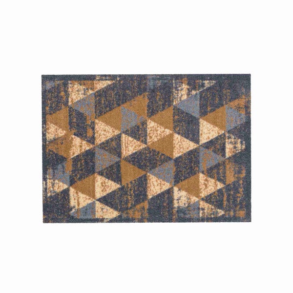 Teppich mit geometrischem Dreiecksmuster