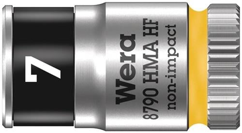 Wera Steckschlüsseleinsatz 8790 HMA HF 1/4 6-kant SW 7 mm Länge 23 mm - 5003722001