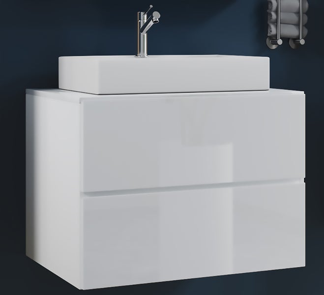 2-tlg. Waschplatz Waschtisch Lendas S Schublade