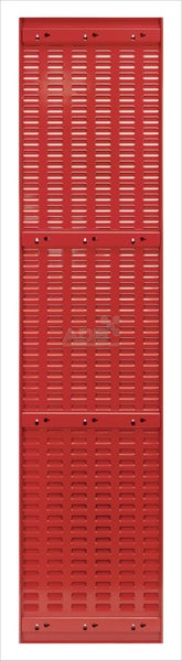 PROREGAL Orthogonale Schlitzplatte HxB 197,5 x 45,6 cm Verkehrsrot