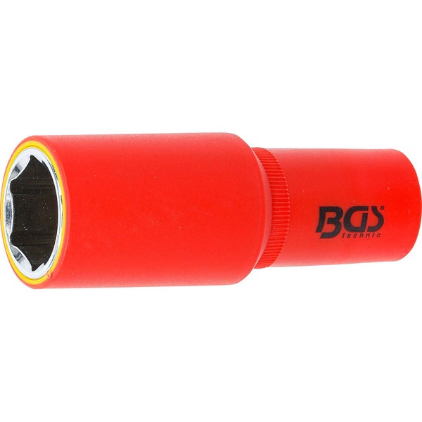 BGS VDE-Steckschlüssel-Einsatz Sechskant Antrieb Innenvierkant 12,5 mm (1/2) SW 22 mm - 72072