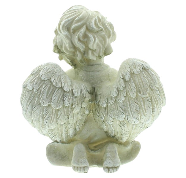 FRANK FLECHTWAREN | Engel Rose, POLYRESIN, 15,5 x 10 x 17 cm